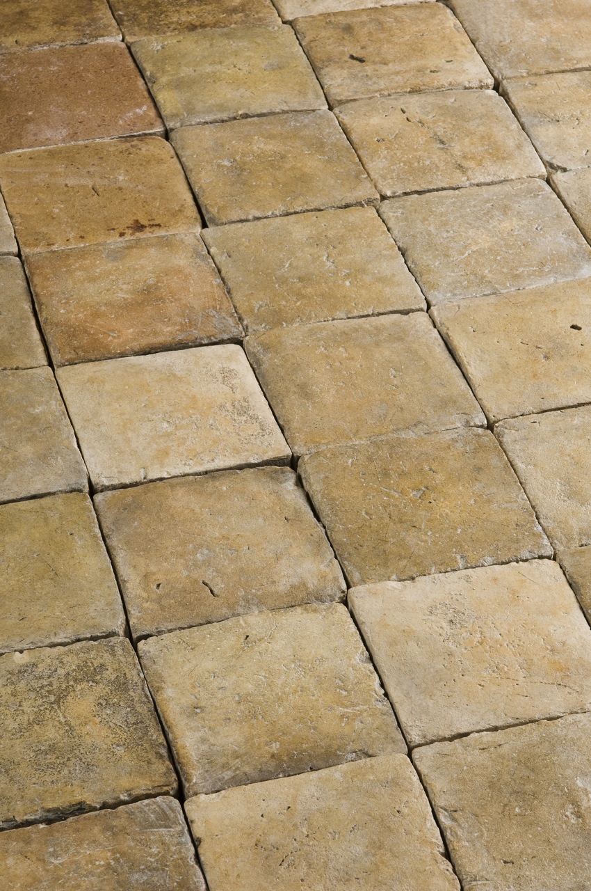Reclaimed Terracotta Squares Rose Tones